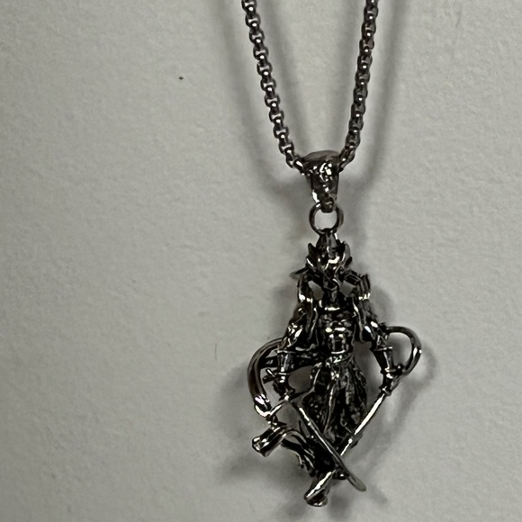 Dragonball Z Vegeta Double Sword Charm Pendant Necklace Goku - Picture 5 of 9